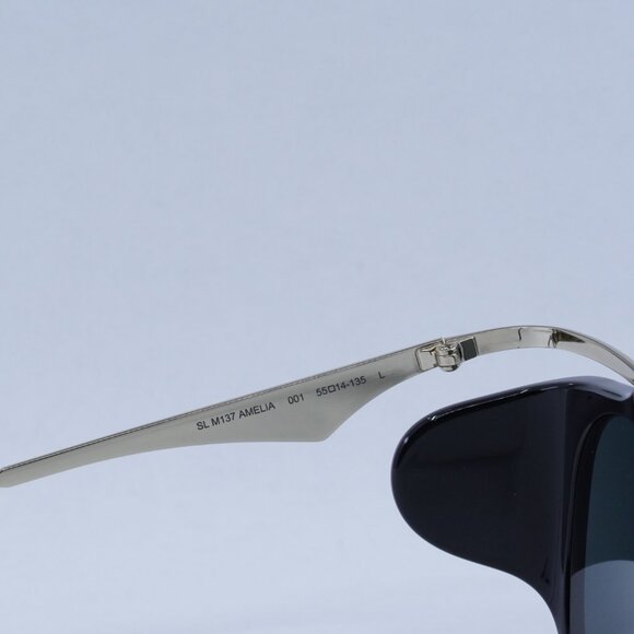 🕶️ New Saint Laurent SLM137 AMELIA 001 Sunglasses - Gold/Black Frame - Picture 11 of 14